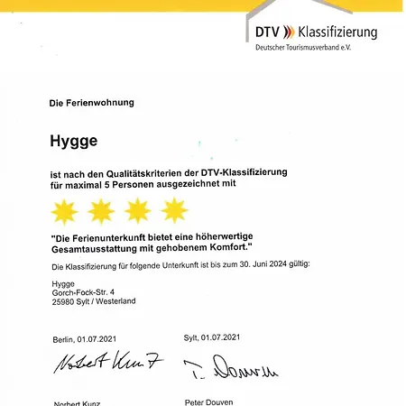 Daire Hygge Westerland